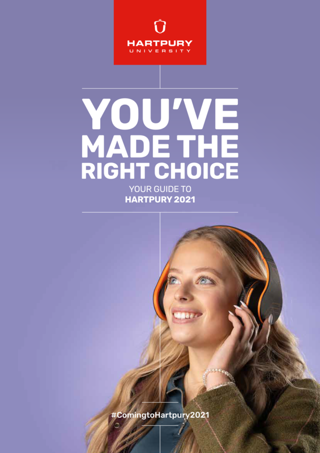 Hartpury Univeristy International Guide 2021 you've made the right choice