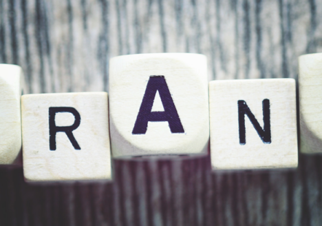 Brand Scrabble tiles