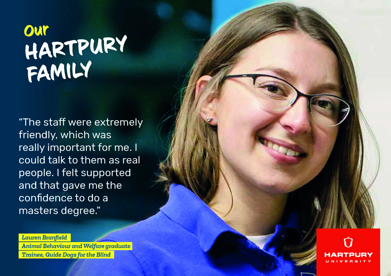 Hartpury University positive role models postcard