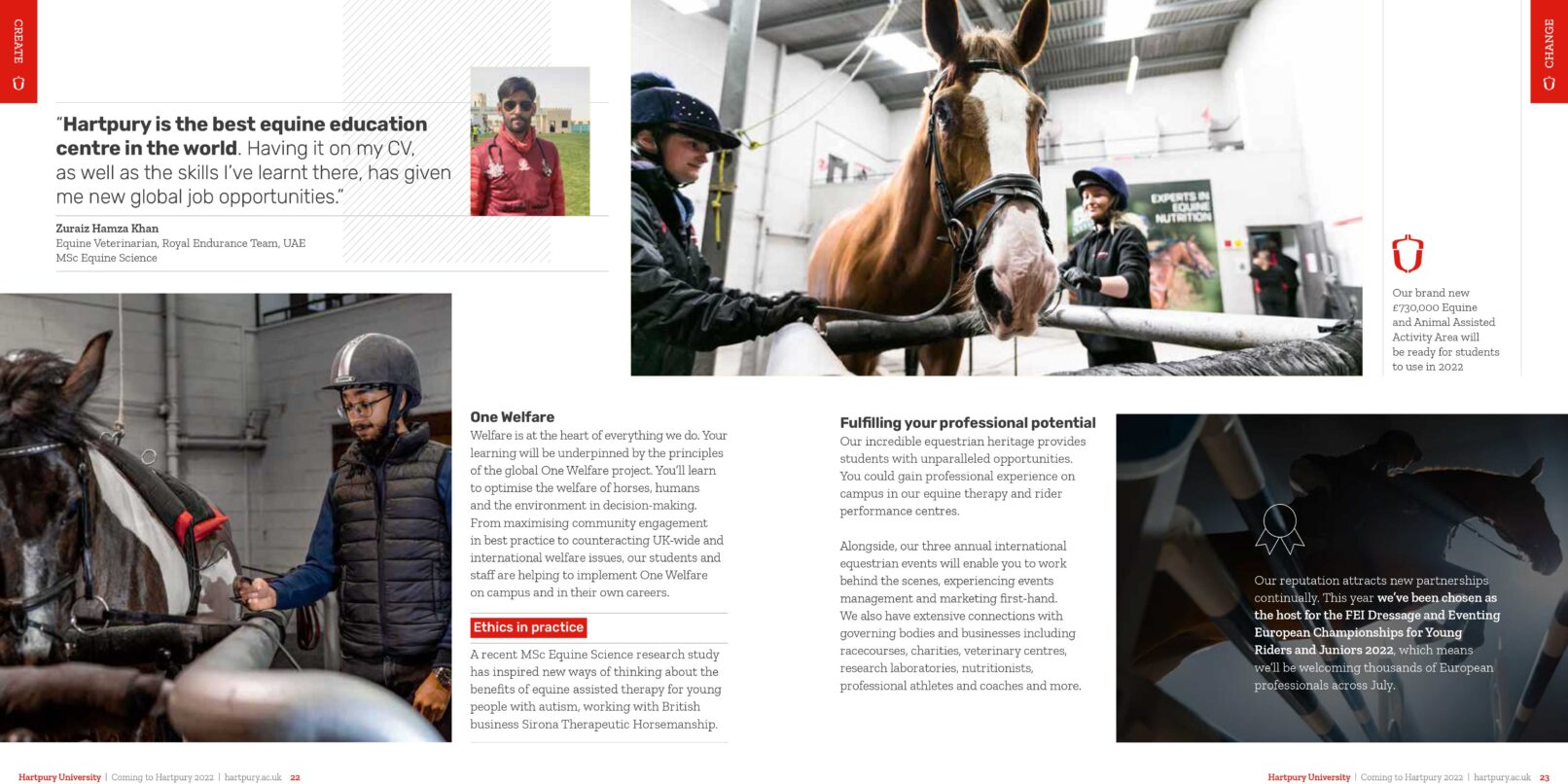 Hartpury University postgraduate offer-holder conversion guide