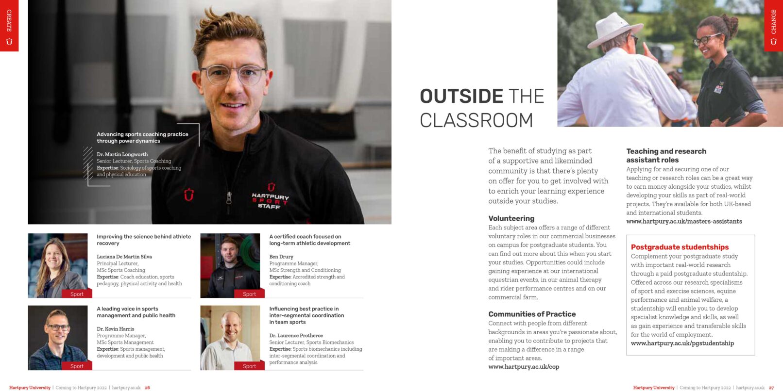 Hartpury University postgraduate offer-holder conversion guide