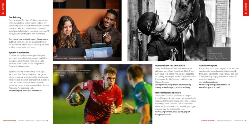 Hartpury University postgraduate offer-holder conversion guide