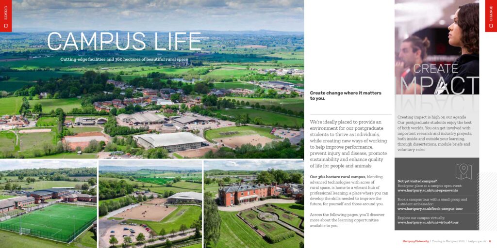 Hartpury University postgraduate offer-holder conversion guide