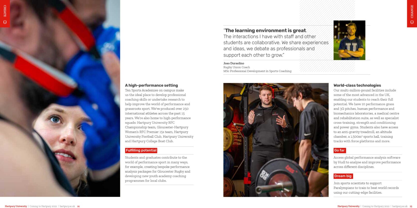 Hartpury University postgraduate offer-holder conversion guide