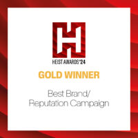 Havas HEIST award winner logo - Gold